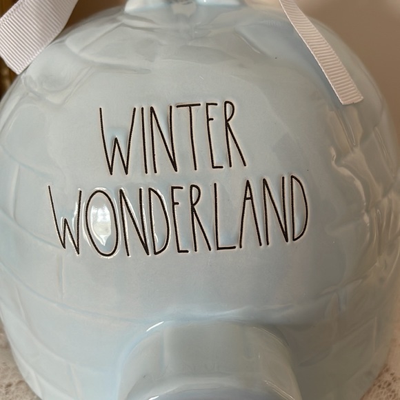 Rae Dunn - WINTER WONDERLAND - igloo birdhouse - Picture 2 of 6
